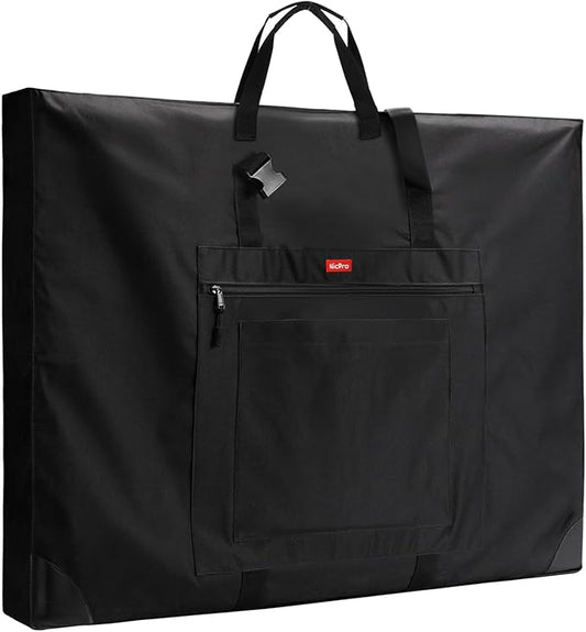 Nicpro Large Size Art Portfolio Case, Artist Portfolio Tote Bag by Nicpro