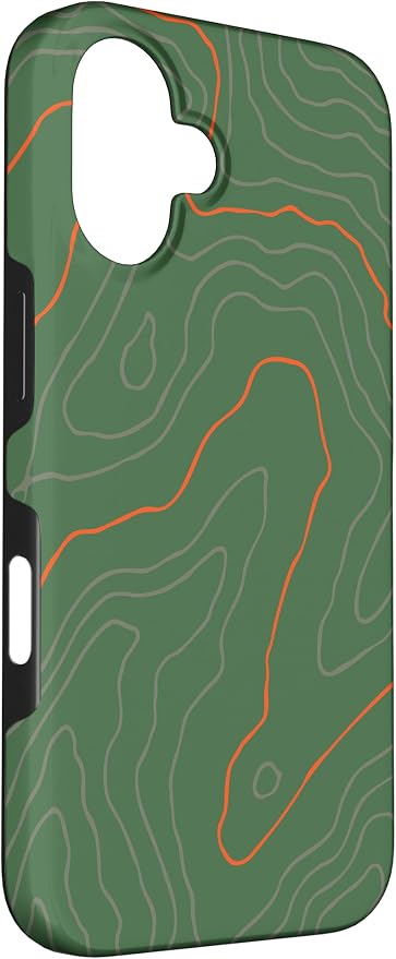 Backcountry Topo Guide Orange Lines Topographical Map Case - Image 3