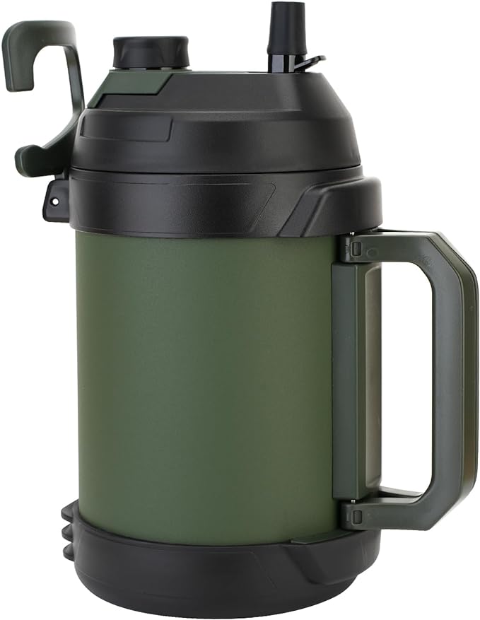 Hydraful Gallon Jug, 128oz Large Insulated Stainless Steel Sports Water Jug by Hydraful