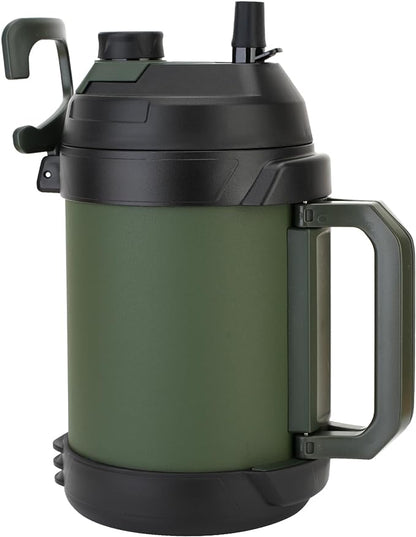 Hydraful Gallon Jug, 128oz Large Insulated Stainless Steel Sports Water Jug by Hydraful