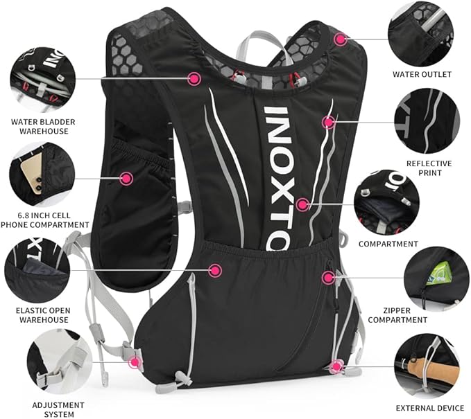 IX INOXTO Running Hydration Vest - Image 3