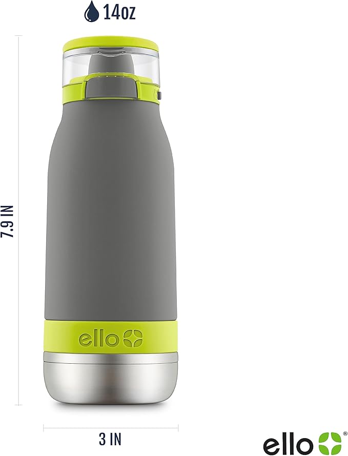 Ello Emma 14oz Vacuum Insulated Stainless Steel Kids Water Bottle - Image 4
