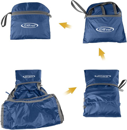 G4Free 20L Lightweight Packable Backpack Travel Hiking Daypack Foldable Backpack - Image 6