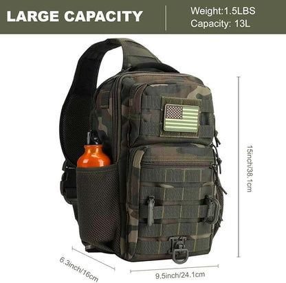 Rover Sling Pack Tactical Shoulder Sling Bag Backpack - Image 2