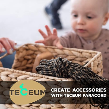 TECEUM Reflective Paracord Rope 1000 – 1000ft/200ft/100ft/50ft – 40+ Colors – - Image 7