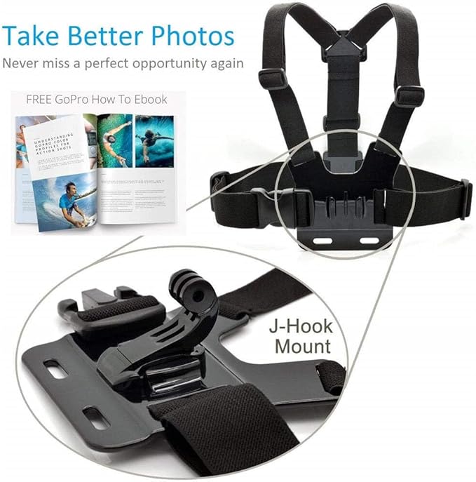REFLEX CAMERA 50 in 1 Action Camera Accessories Kit Compatible - Image 4