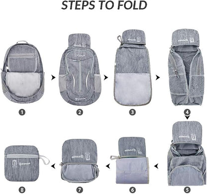ZOMAKE 25L Ultra Lightweight Packable Backpack, Foldable Hiking Backpacks Water - Image 6