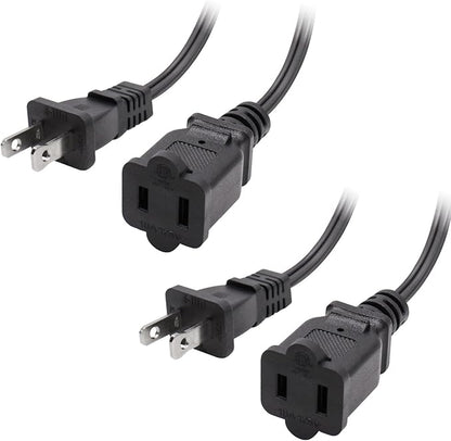 3 Ft Extension Cord, US Male/Female Power Cable by Yeatel