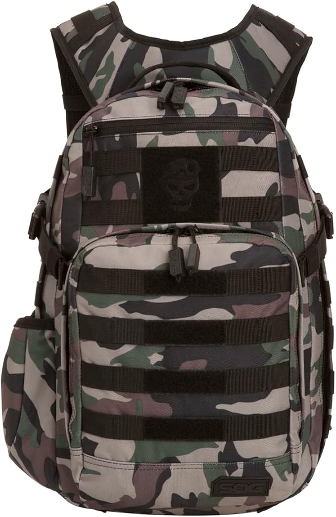 SOG Specialty Knives & Tools Ninja Tactical Daypack Backpack, Woodland Camo - Image 3