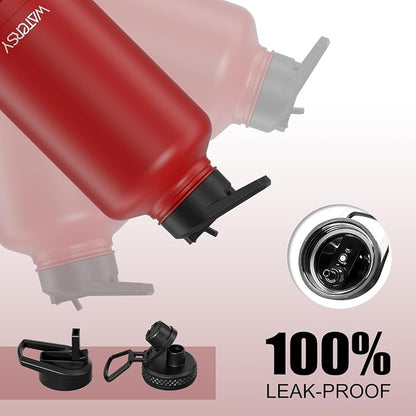 64oz Insulated Water Bottle, BPA Free&Leak Proof, Half Gallon Stainless Steel - Image 5