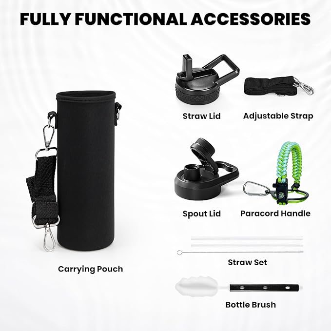 RAYMYLO Insulated Water Bottle 20 oz, Triple Wall Vacuum Stainless Steel - Image 6