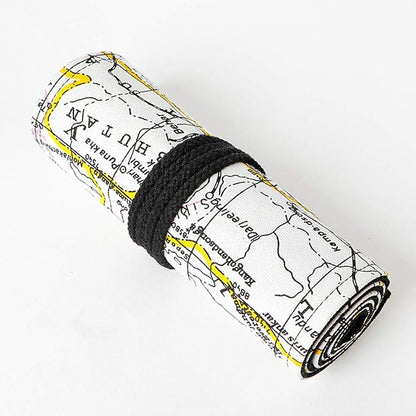 Funny live 24/36/48/72 Slots Colored Pencil Wrap Roll up Pen Holder Case - Image 6