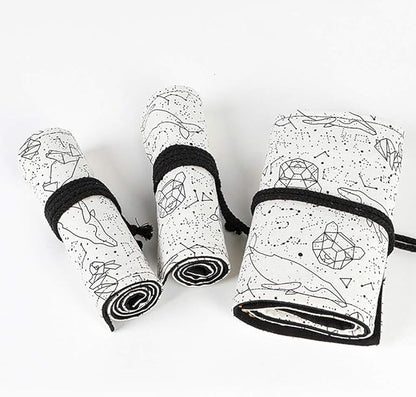 Funny live 24/36/48/72 Slots Colored Pencil Wrap Roll up Pen Holder Case - Image 5