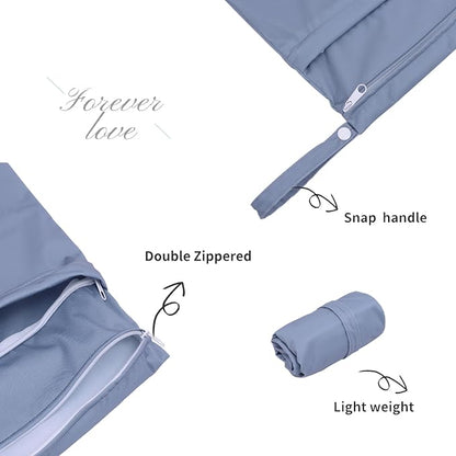 ALVA ALVABABY 3 Cloth Diaper Wet Dry Bags Waterproof Reusable - Image 2