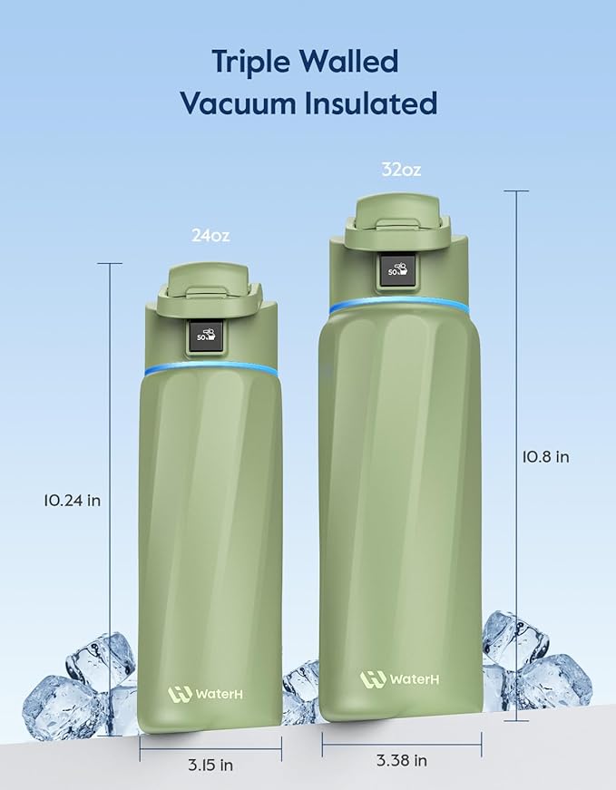 BOOST Smart Water Bottle with Reminder & Tracker, Double Wall Vacuum Insulated - Image 5
