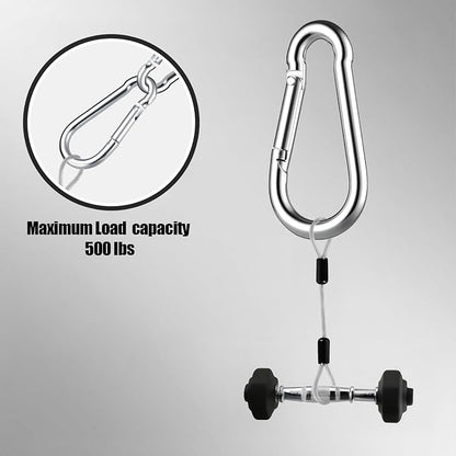 Heavy Duty Spring Snap Hook Carabiners Bulk, 500LB Capacity - Image 3