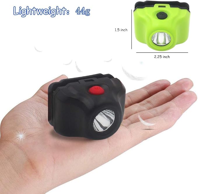 4 Pack LED Headlamp 5W Super Bright Single Mode Flashlight Headlight Waterproof - Image 3