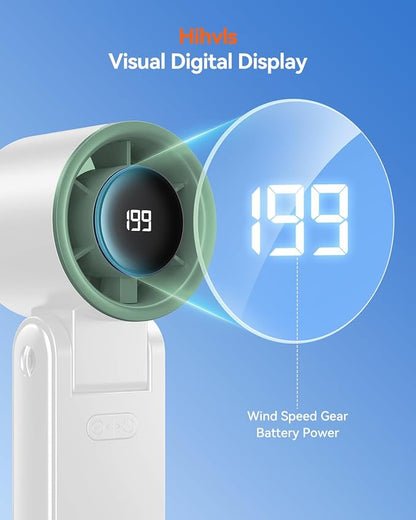 Portable Handheld Turbo Fan, 199 Gear Speed, 24 Hs Cooling Time, 5500mAh - Image 8