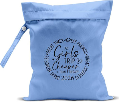 Girls Trip Gifts Wet Dry Bag, Beach Bag Wet Bag Favors, by zcyxuuw