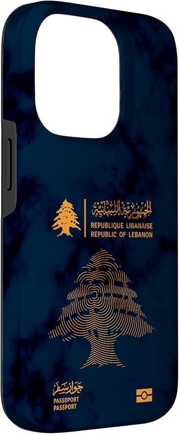 Lebanon, Lebanon Passport, Lebanon Flag, Lebanon map. Case - Image 3