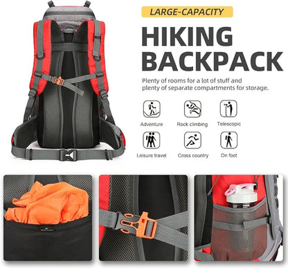 King'sGuard 60L Hiking Backpack - Image 4