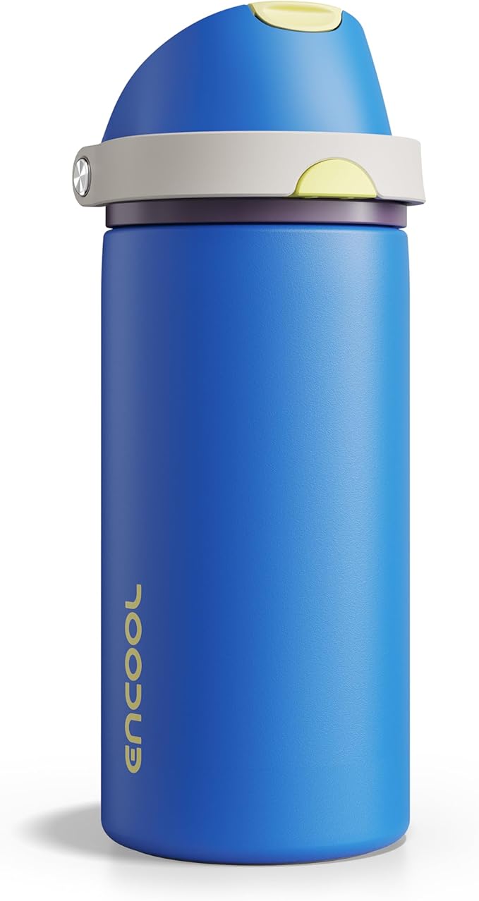 Insulated Water Bottle with Straw by ENCOOL