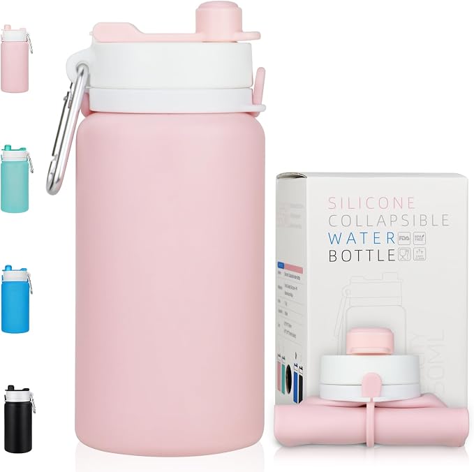 PLTCAT Collapsible Foldable BPA Free Reusable Lightweight Leak-Proof Travel by PLTCAT