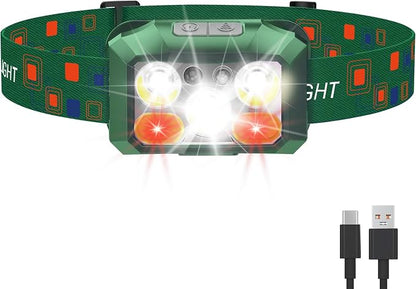 Headlamp Rechargeable LED, 800 Lumens by Unknown