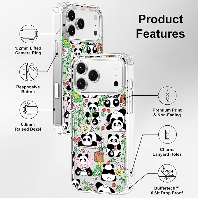 MOSNOVO for iPhone 17 Pro Max Case, Shockproof Military-Grade Protection 6.6ft - Image 7