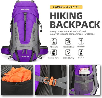 King'sGuard 60L Hiking Backpack - Image 4