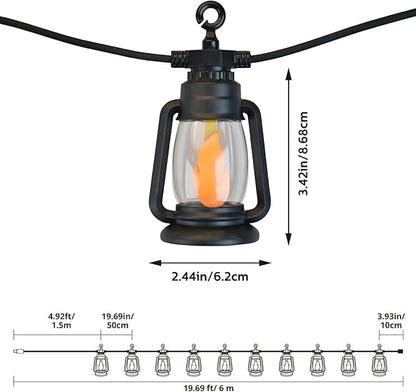 Solar Outdoor String Lights 19FT Waterproof Patio Lights - Image 4