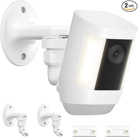 2Pack Wall Mount for Ring Spotlight Cam Battery and Ring Spotlight Cam Plus/Pro by SpendTimewithYourbaby
