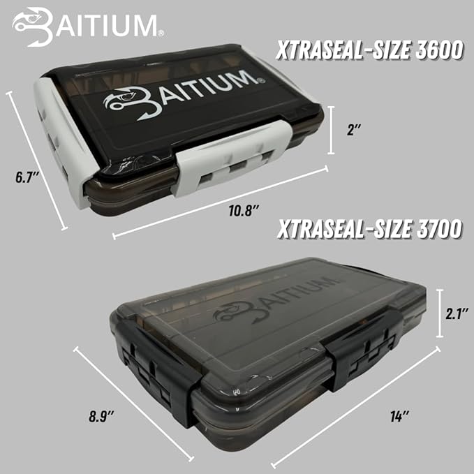 Baitium XTRAseal Waterproof Fishing Tackle Box Organizer, Tackle Boxes - Image 3
