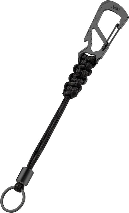 KeyUnity KC04 Paracord Keychain Carabiner Clip, Braided Lanyard by KeyUnity