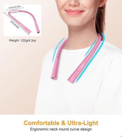 Gritin Book Light, Eye Caring 4-Color & 5-Brightness Neck Light Reading Light- - Image 5