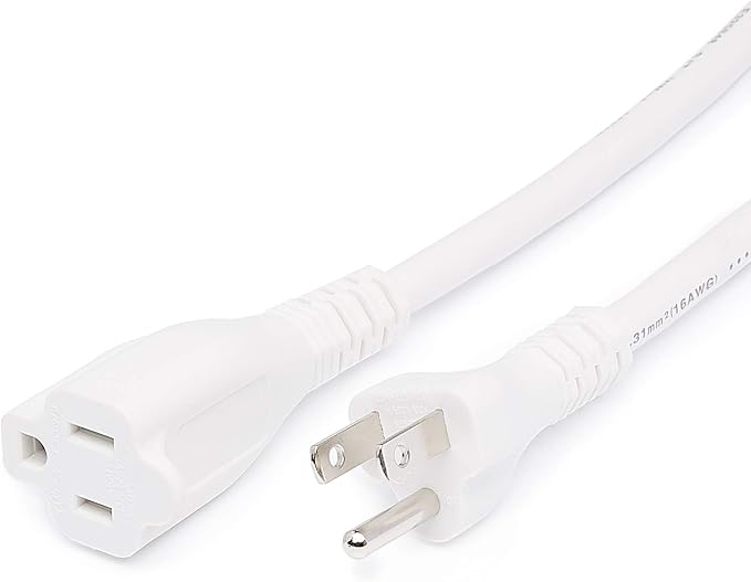 Amazon Basics Indoor Extension Cord, 3 Prong Outlet Extender Power Cord - Image 3