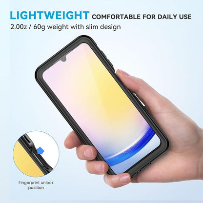 Lanhiem for Samsung Galaxy A25 5G Phone Case, IP68 Waterproof Dustproof - Image 5