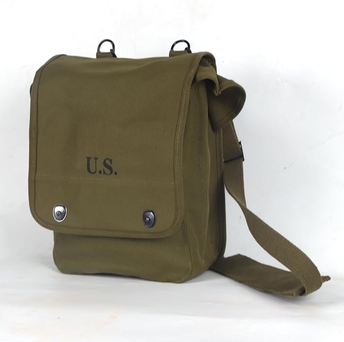 WWII WW2 US Map Case Canvas Olive Green - Image 3