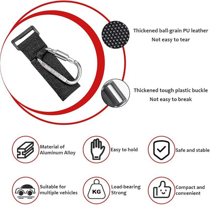 KVAEY 2 Pack Multipurpose Hook for Hanging Helmet, Durable Carabiners, Roll Bar - Image 4