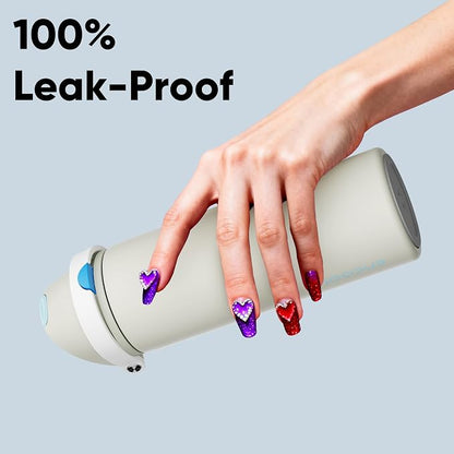 Insulated Water Bottle with Straw - Image 6