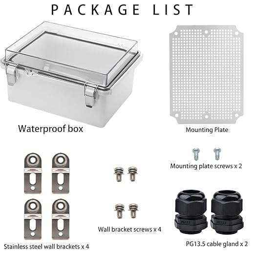 Outdoor Waterproof Electrical Box Junction Box Weatherproof IP67 ABS Plastic - Image 4