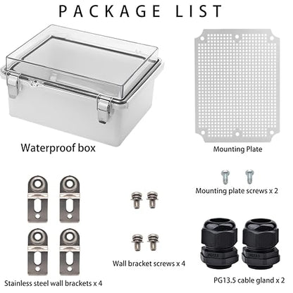Outdoor Waterproof Electrical Box Junction Box Weatherproof IP67 ABS Plastic - Image 4