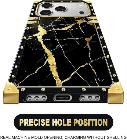 for iPhone 17 Pro Max Case Luxury Golden Decoration - Image 5