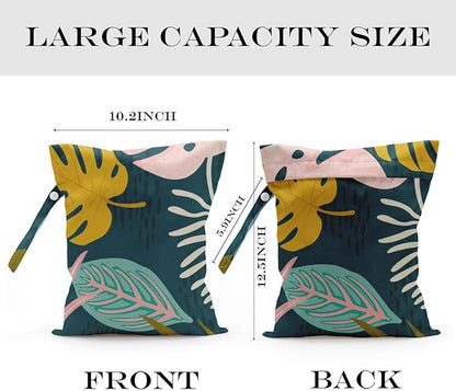 Wet Bag, Wet Dry Bag, Wet Bag for Swimsuit, Dirty Yoga Gym Clothes, Makeup Bag - Image 2
