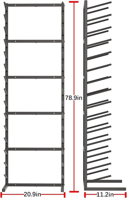 GIOTORENT Wall Mount Blueprint Storage Rack, 15-Tier Heavy Duty Blueprint Holder - Image 3