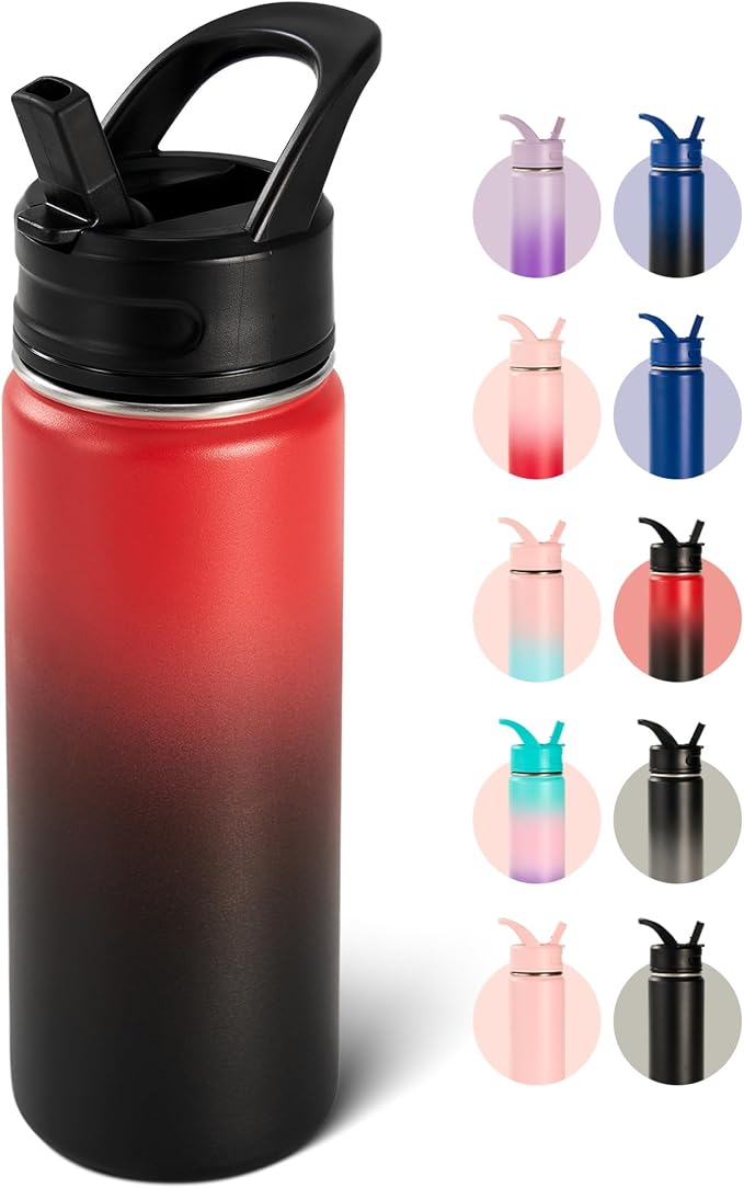 Fijinhom 18oz Insulated Stainless Steel Water Bottle by Fijinhom