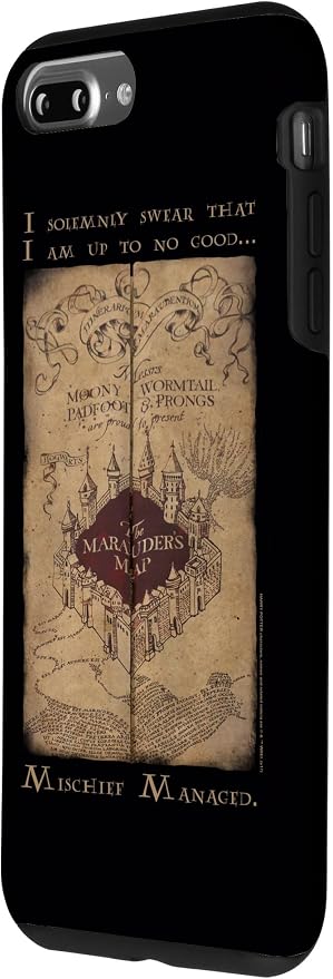 iPhone 7 Plus/8 Plus Harry Potter Marauder's Map Words Case - Image 2