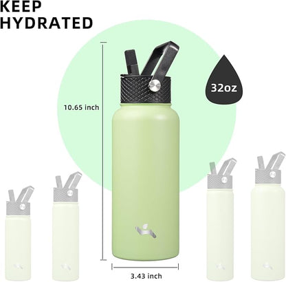 Konokyo 32 oz Insulated Water Bottle Stainless Steel Sport Bottles - Image 5