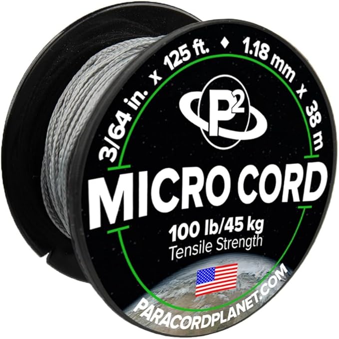 Paracord Planet Micro Paracord – Thin Braided Cord by ParacordPlanet