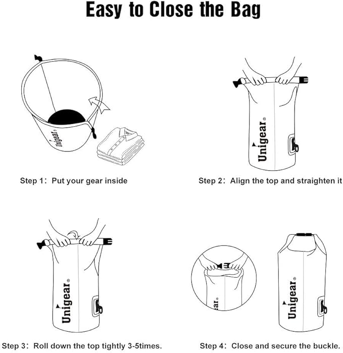 Unigear Dry Bag Waterproof, 2L/5L/10L/20L/30L/40L Floating and Lightweight Bags - Image 6